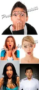 Stock Photo - Shocked People