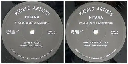 Walter Zuber Armstrong - Hitana (vinyl rip) (1975) {World Artists}