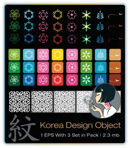 Vector Korea Design Object