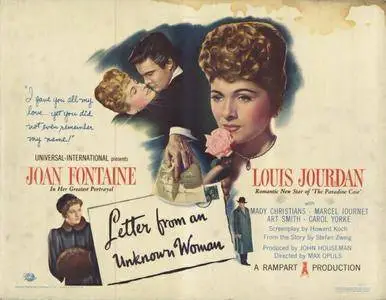 Letter from an Unknown Woman / Lettre d'une Inconnue (1948)