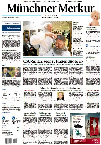 Münchner Merkur vom 5. Oktober 2010