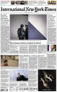 International New York Times March 07 2014