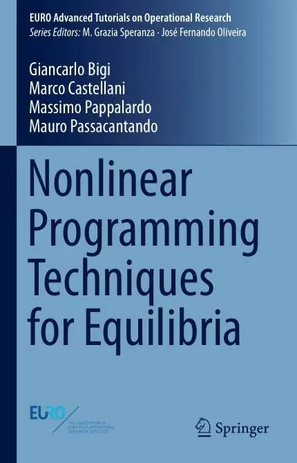 Nonlinear Programming Techniques for Equilibria