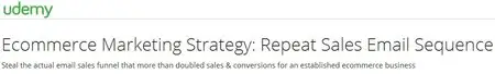 Ecommerce Marketing Strategy: Repeat Sales Email Sequence