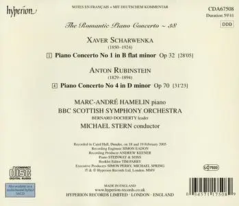 Marc-André Hamelin, Michael Stern - The Romantic Piano Concerto Vol. 38: Rubinstein & Scharwenka: Piano Concertos (2005)