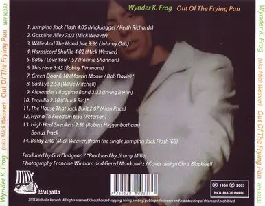 Wynder K. Frog - Out Of The Frying Pan (1968)