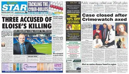 Shropshire Star Shrewsbury Edition – October 18, 2017