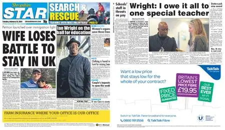 Shropshire Star Shrewsbury Edition – February 26, 2019