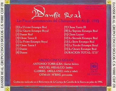 Grupo Cinco Siglos - Dansse Real (1996, Fonoruz # CDF-270)