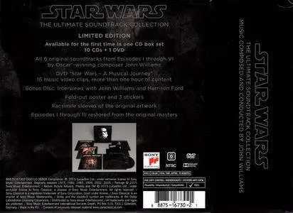 John Williams - Star Wars: The Ultimate Soundtrack Collection (2016) 10CD + DVD Box set