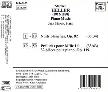 Jean Martin - Stephen Heller: Piano Music (1993)