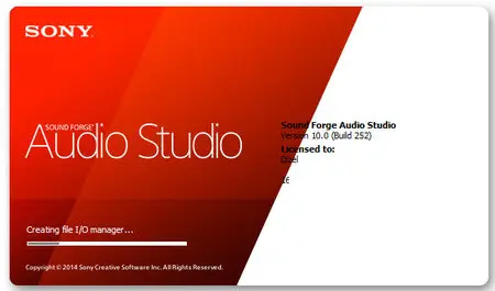 Sony Sound Forge Audio Studio 10.0 Build 252