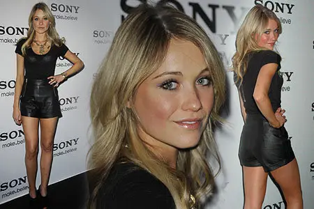 Katrina Bowden - World's first internet television unveiling in NY 10-12-10