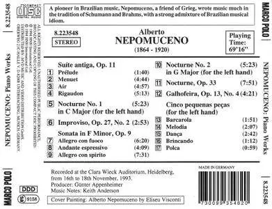 Maria Ines Guimaraes - Nepomuceno: Piano Works (1994) {Marco Polo} **[RE-UP]**
