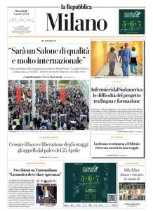 la Repubblica Milano - 3 Aprile 2024