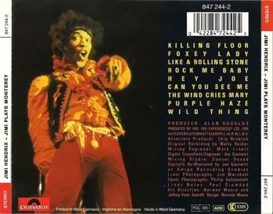 Jimi Hendrix - Jimi Plays Monterey (1986)