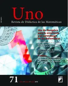 Uno. Didáctica de las Matemáticas - enero 2016
