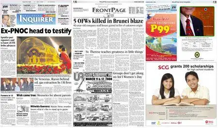Philippine Daily Inquirer – March 09, 2008