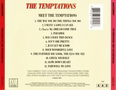 The Temptations - Meet The Temptations (1964) {Motown 3746351402}