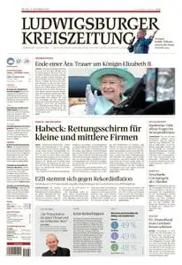 Ludwigsburger Kreiszeitung LKZ  - 09 September 2022