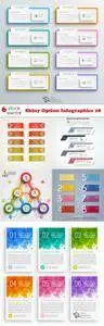 Vectors - Shiny Option Infographics 18