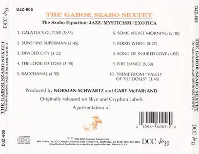 Gabor Szabo - The Szabo Equation: Jazz/Mysticism/Exotica (1968) [Remastered 1990] {PROPER}