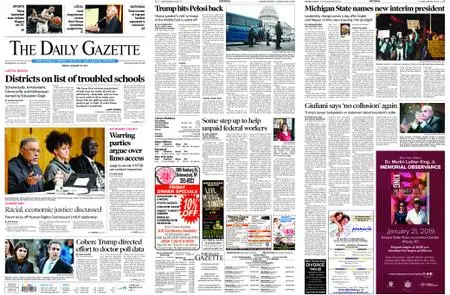 The Daily Gazette – January 18, 2019