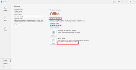 Microsoft Office 2024 Version 2403 Build 17408.20002 Preview LTSC AIO (x86/x64) Multilingual