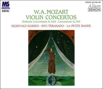 Mozart: Complete Violin Concertos / Kuijken & Terakado 