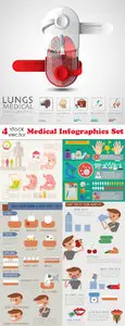 Vectors - Medical Infographics Set