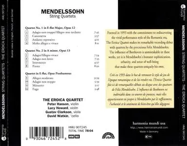 The Eroica Quartet - Felix Mendelssohn: String Quartets, Vol. 1 (1999)