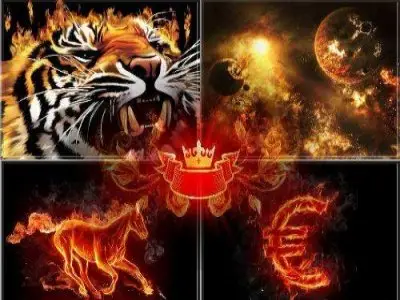 Flame Effects Design Wallpapers