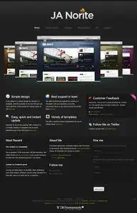 JoomlArt - JA Norite v2.5.5 - Joomla Template