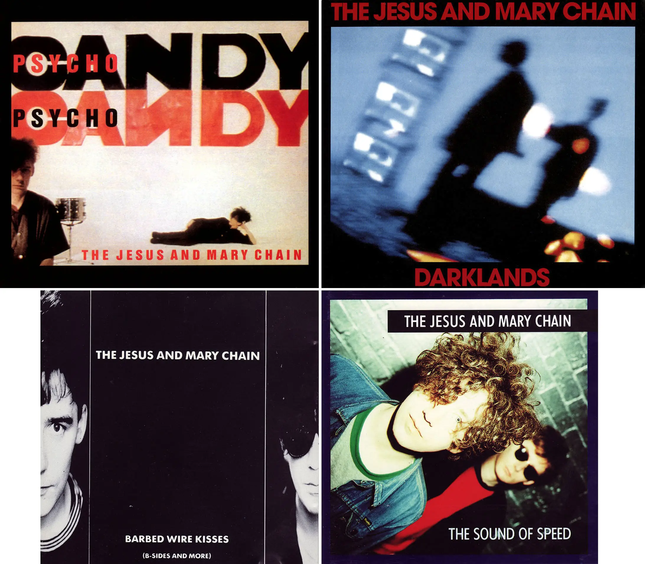 The Jesus And Mary Chain - Albums Collection 1985-1993 (6CD + 2DVD