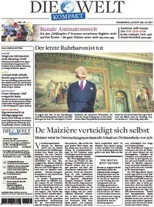 Die Welt Kompakt vom 01 August 2013