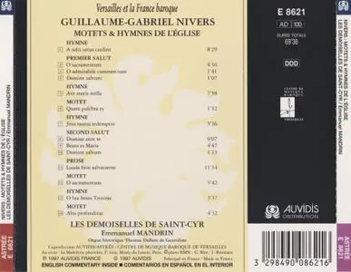 Guillaume-Gabriel Nivers - Motets & Hymnes de l'Église - Les Demoiselles de Saint-Cyr, Emmanuel Mandrin (1997) {Astrée E8621}