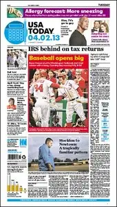 USA Today - 02 April 2013