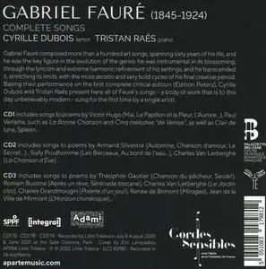 Cyrille Dubois, Tristan Raës - Gabriel Fauré: Complete Songs (2022)