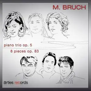 Trio Estampe - Max Bruch: Piano trio Op. 5 & 8 pieces, Op. 83 (2011/2014) [Official Digital Download 24/96]