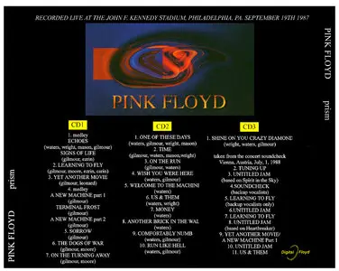 Pink Floyd - Collection Tours: Live Concerts' Bootlegs Part1 (1987)