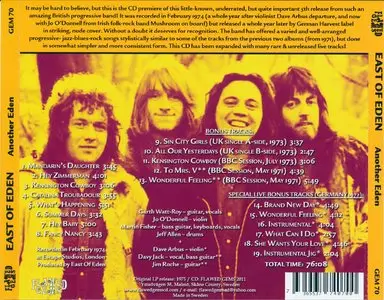 East Of Eden - Another Eden (1975) [Reissue 2011]
