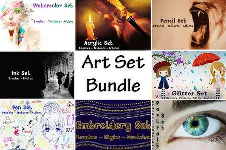 CreativeMarket - Art Set Bundle (Updated)