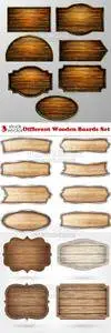 Vectors - Different Wooden Boards Set