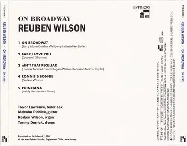 Reuben Wilson - On Broadway (1968) {Blue Note Japan SHM-CD TYCJ-81061 rel 2014} (24-192 remaster)