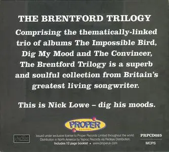 Nick Lowe - The Brentford Trilogy (2009) {3CD Set, Proper Records--Yeproc PRPCD025 rec 1994-2001}