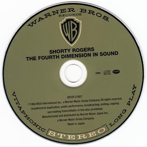 Shorty Rogers - The Fourth Dimension In Sound (1961) {2014 Japan Jazz Best Collection 1000 Series WPCR-27927}