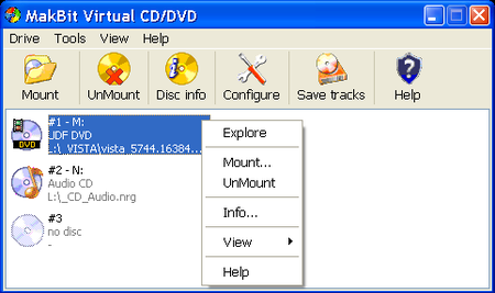 MakBit Virtual CD/DVD v1.50 