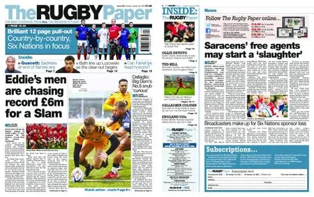 The Rugby Paper – January 26, 2020