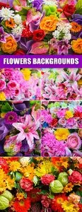 Stock Photo - Flowers Backgrounds