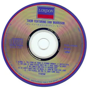 Them - Them Featuring Van Morrison (1989) [London P25L 25025, Japan]